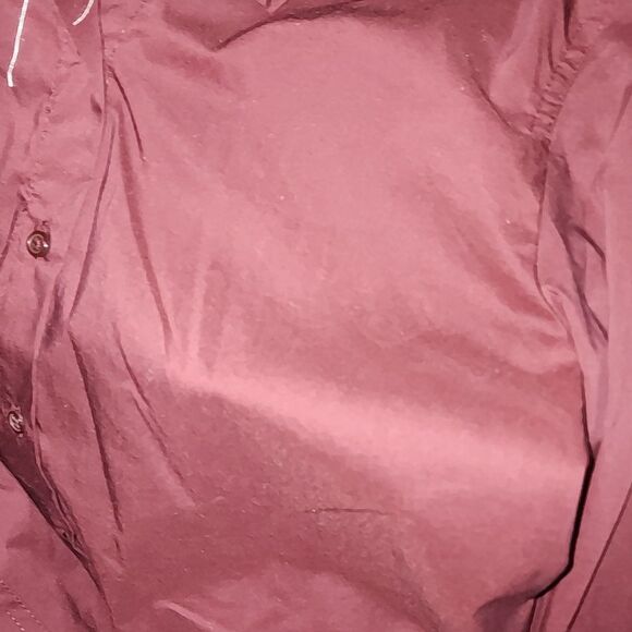 Time and Tru Women's Woven Button Down Shirt, Sizes M - Picture 7 of 8